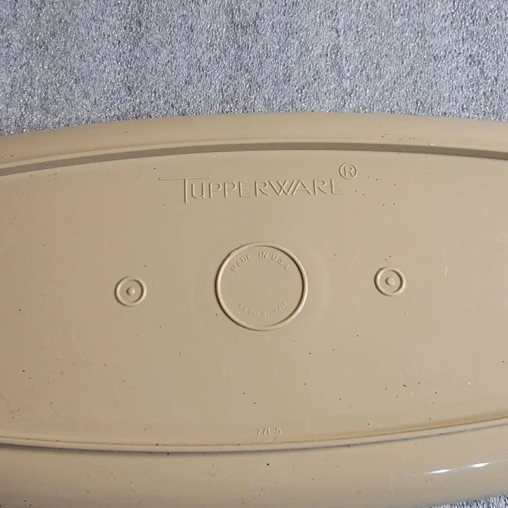 Vintage Tupperware Serv-Ette‎ Relish Tray and Dip Bowl